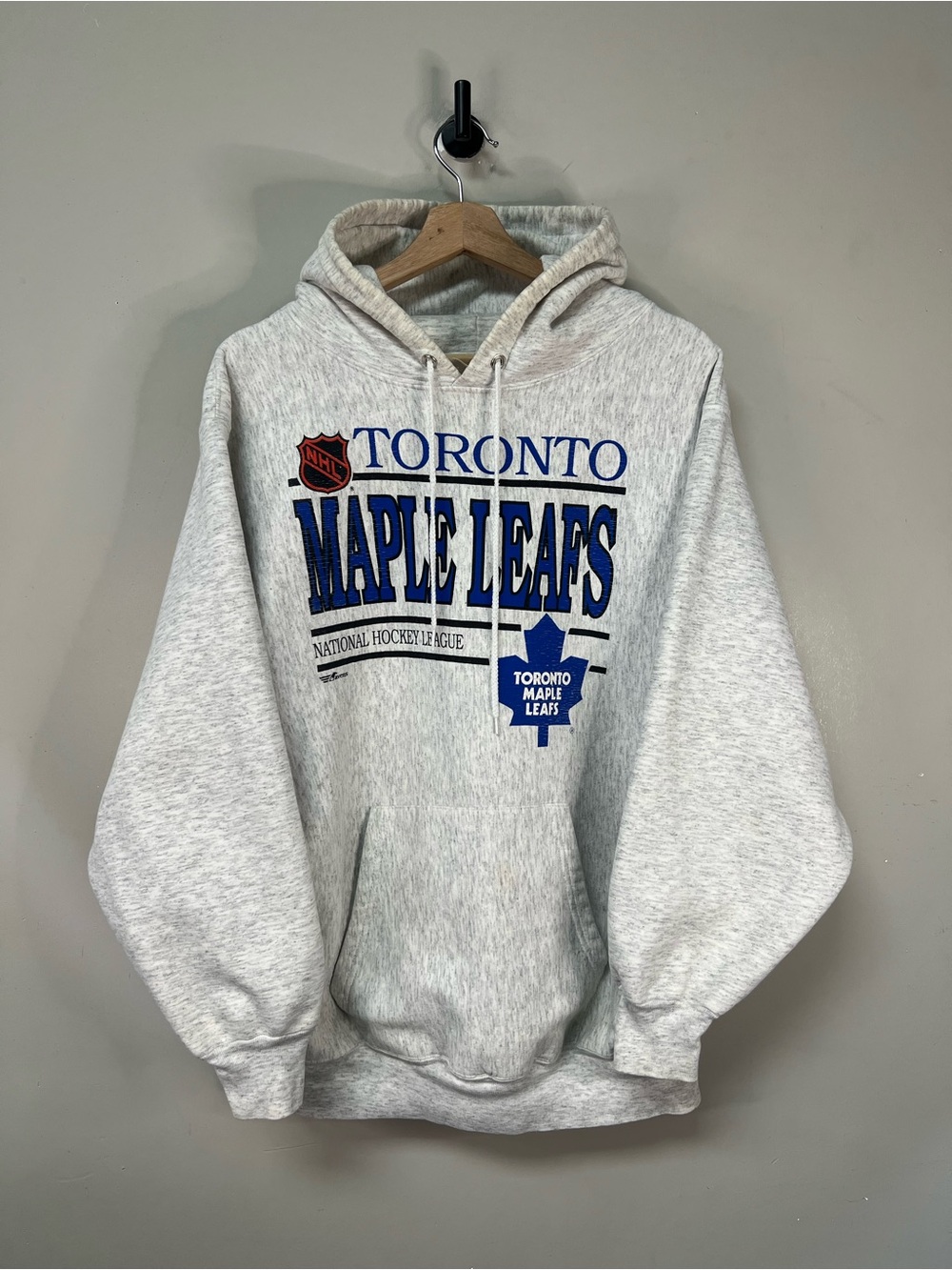 Vtg Toronto Maple Leafs Reverse Weave Style Hoodie